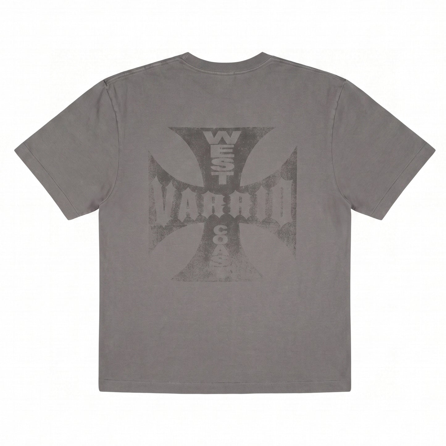 CHOPPER CROSS VARRIO T-SHIRT│GRAY COLOR