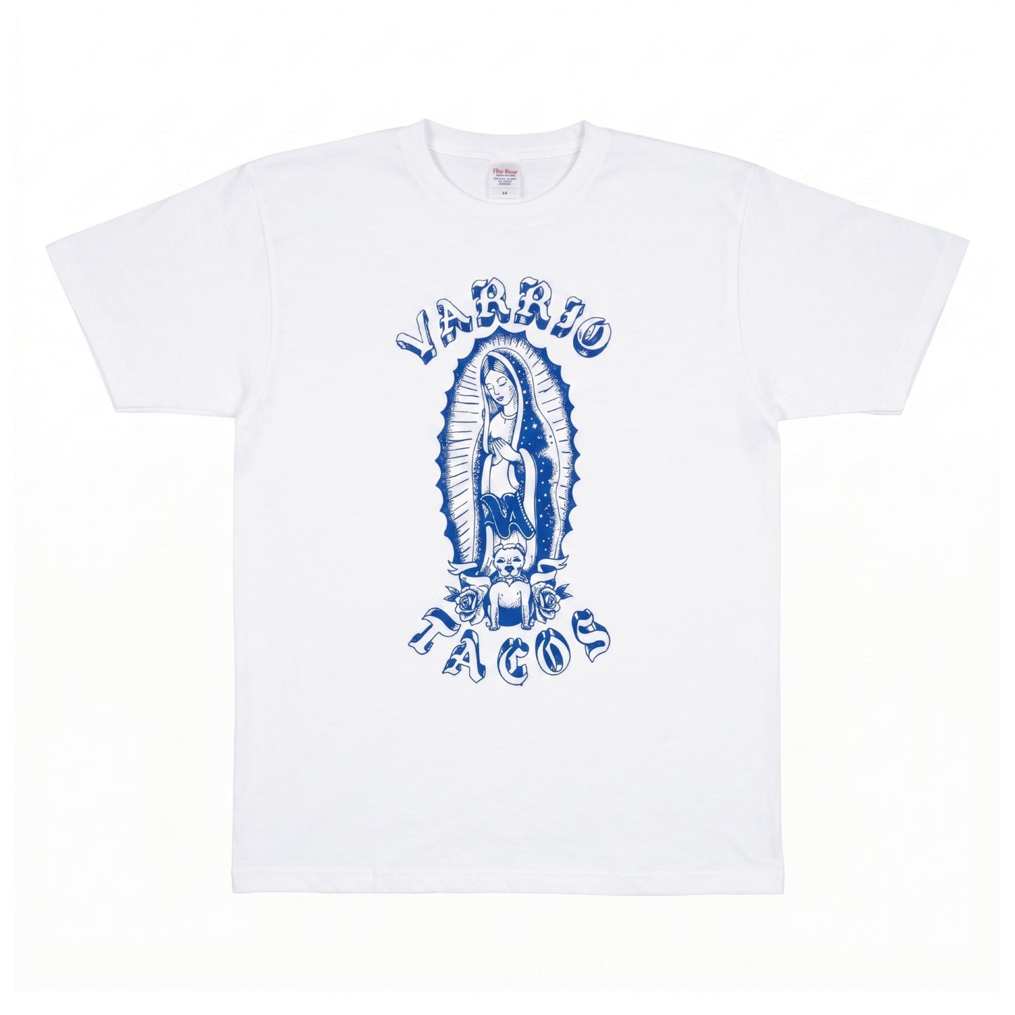 BENJIE GUADALUPE  VARRIO T-SHIRT│WHITE&BLUE COLOR