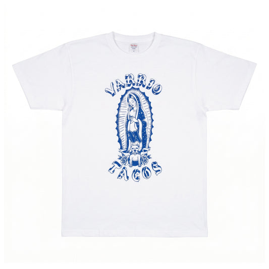 BENJIE GUADALUPE  VARRIO T-SHIRT│WHITE&BLUE COLOR